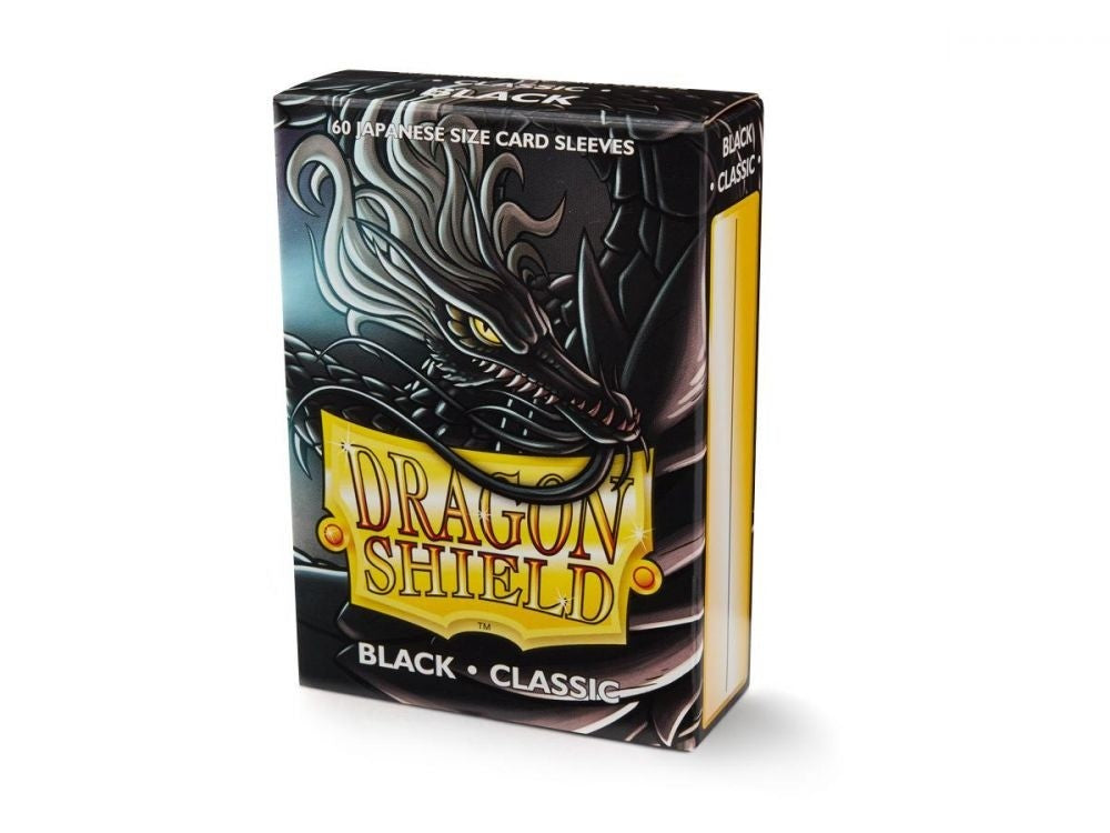 Dragon Shield - Sleeves - Japanese- Classic Black (60) - Good Games