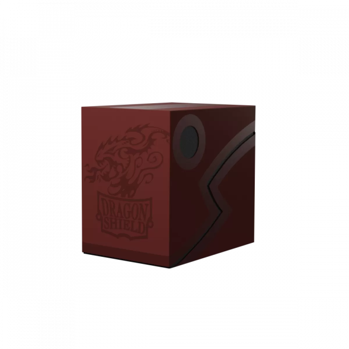 Dragon Shield - Deck Box Revised Double Shell - Blood Red/Black - Good Games