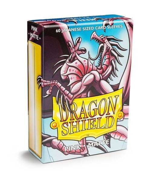 Dragon Shield - Sleeves Pink Matte- Japanese Size (60) - Good Games