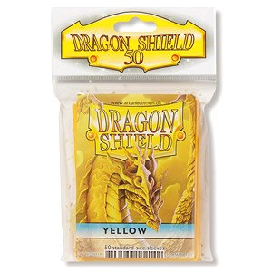 Dragon Shield - Standard Card Sleeves - Yellow (50) - Good Games