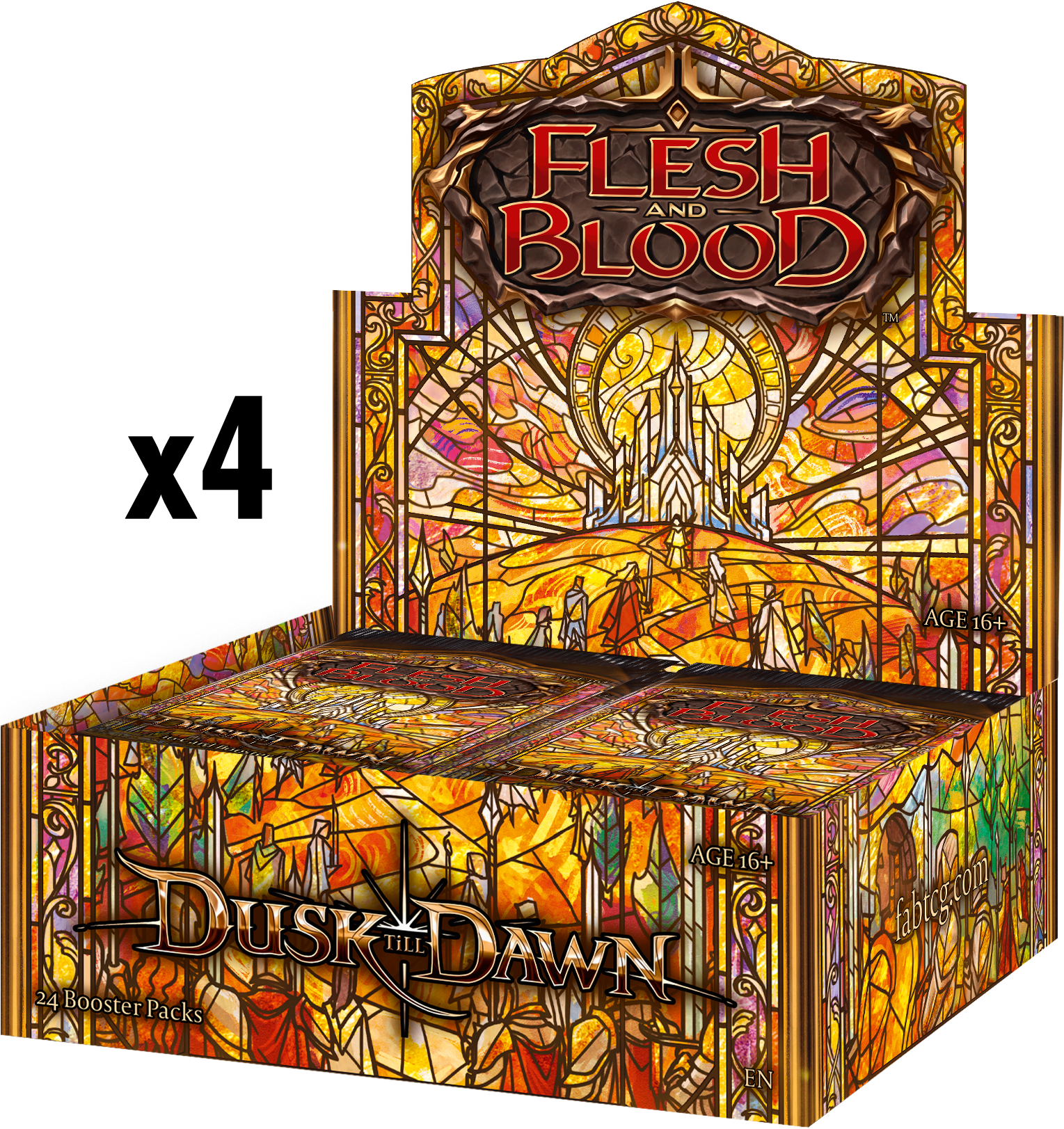 Flesh and Blood TCG - Dusk till Dawn Booster Box x 4 - Good Games