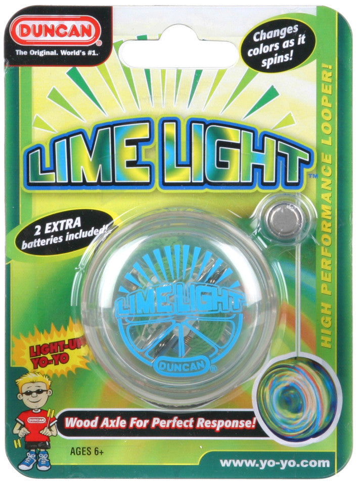 Duncan Yo Yo Beginner Lime Light (Assorted Colours) - Good Games