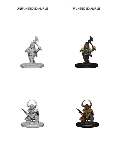 Dungeons & Dragons - Nolzurs Marvelous Unpainted Miniatures Dwarf Female Barbarian - Good Games