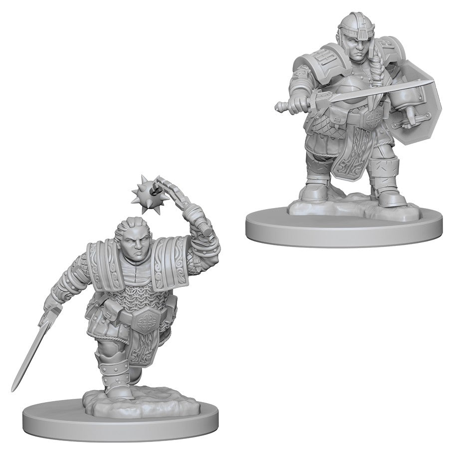 Dungeons & Dragons - Nolzurs Marvelous Unpainted Miniatures Dwarf Female Fighter - Good Games