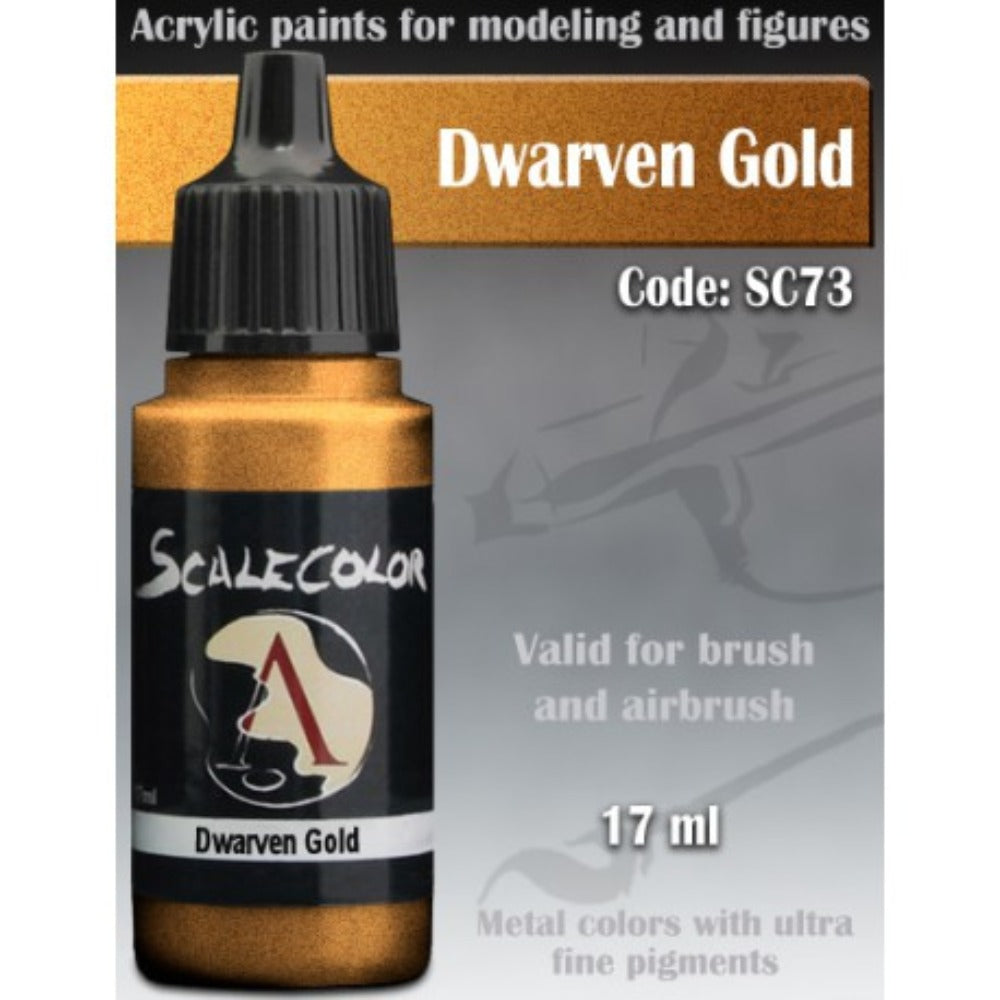 Scale 75 - Scalecolor Dwarven Gold (17 ml) SC-73 Acrylic Paint - Good Games