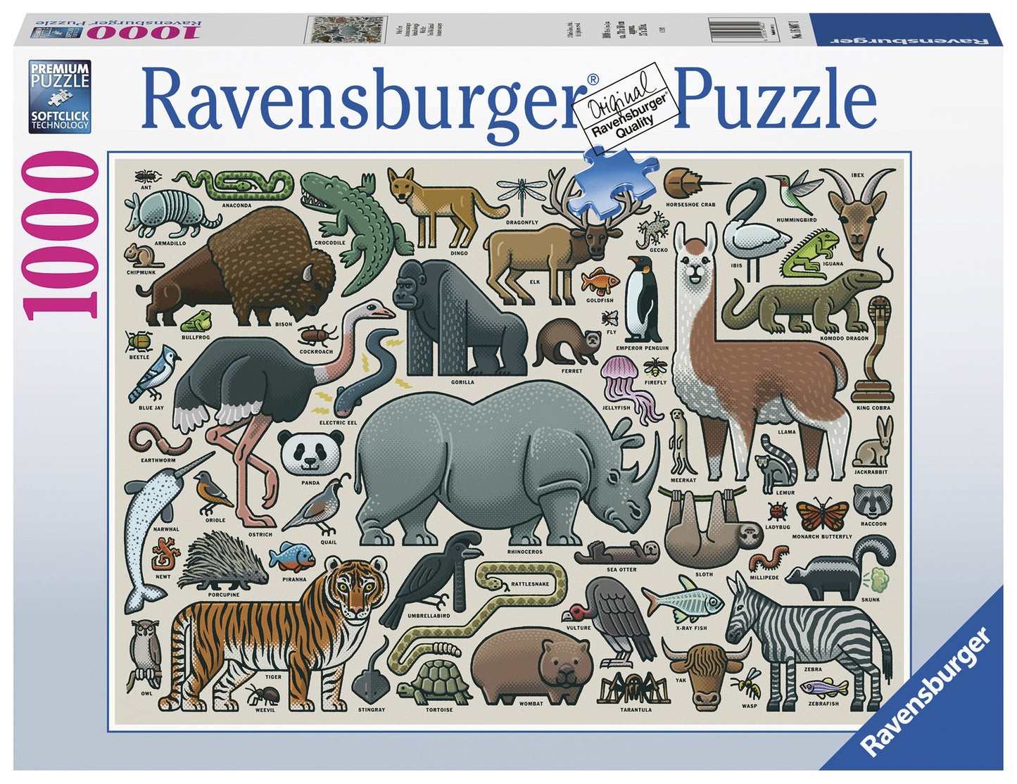 Ravensburger - Your Wild Animal 1000 Piece Jigsaw - Good Games