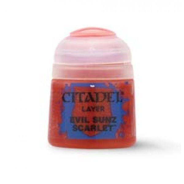 Citadel Layer Paint - Evil Sunz Scarlet 12ml (22-05) - Good Games