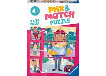 Ravensburger - Job Swap Mix & Match 3x24 Pieces Jigsaw - Good Games