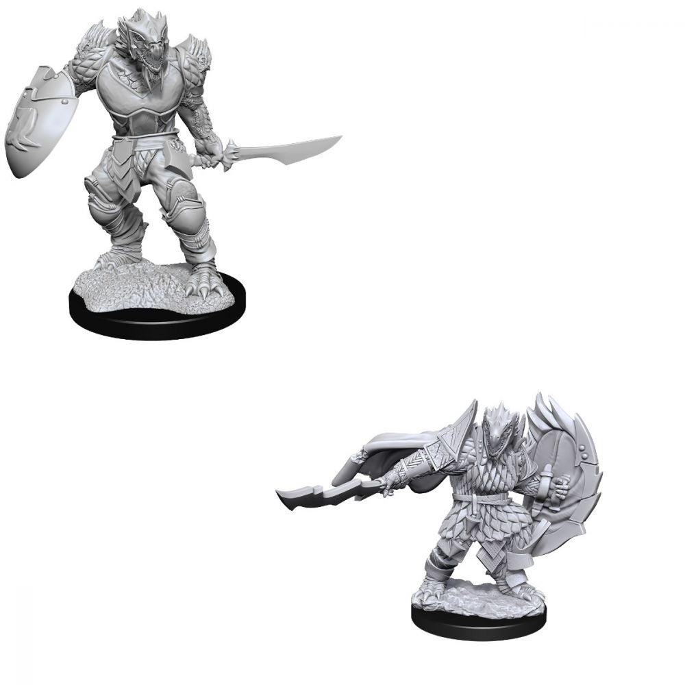 Dungeons & Dragons - Nolzurs Marvelous Unpainted Miniatures Dragonborn Fighter Male - Good Games