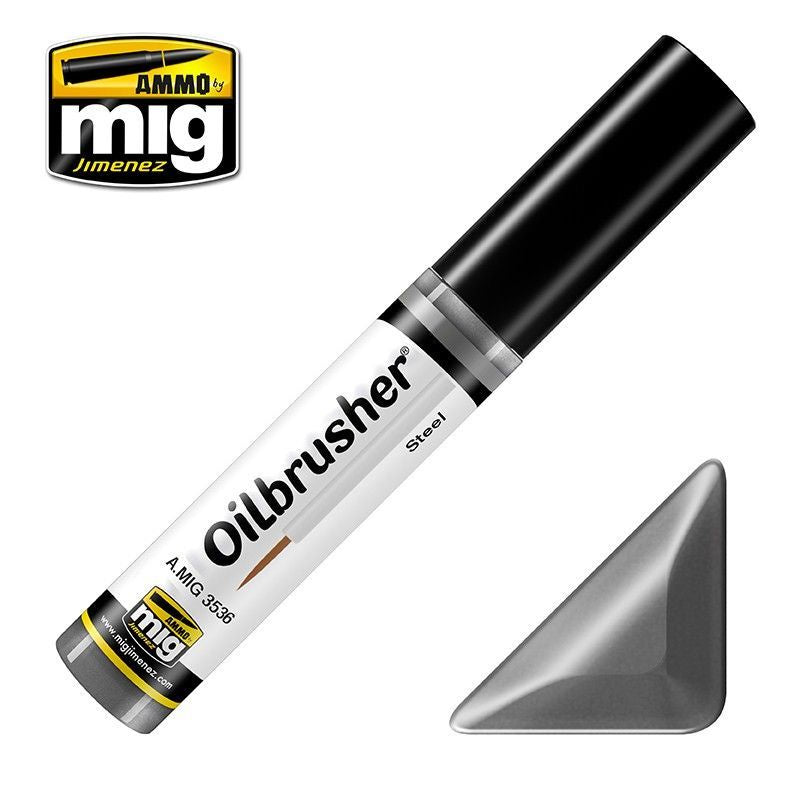 Ammo by MIG Oilbrusher Steel - Good Games