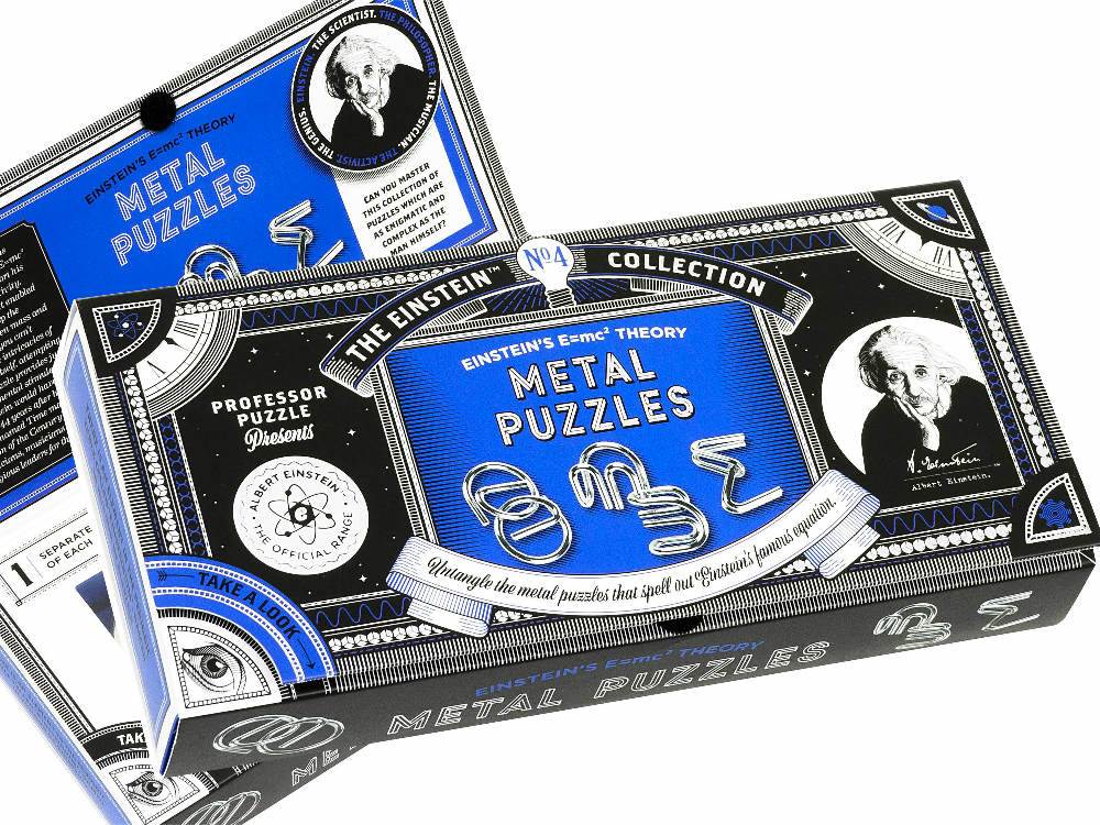 Einsteins E=Mc2 Metal Puzzle
