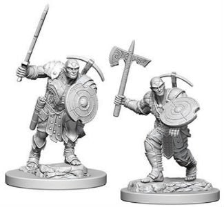 Dungeons & Dragons - Nolzurs Marvelous Unpainted Miniatures Earth Genasi Male Fighter - Good Games