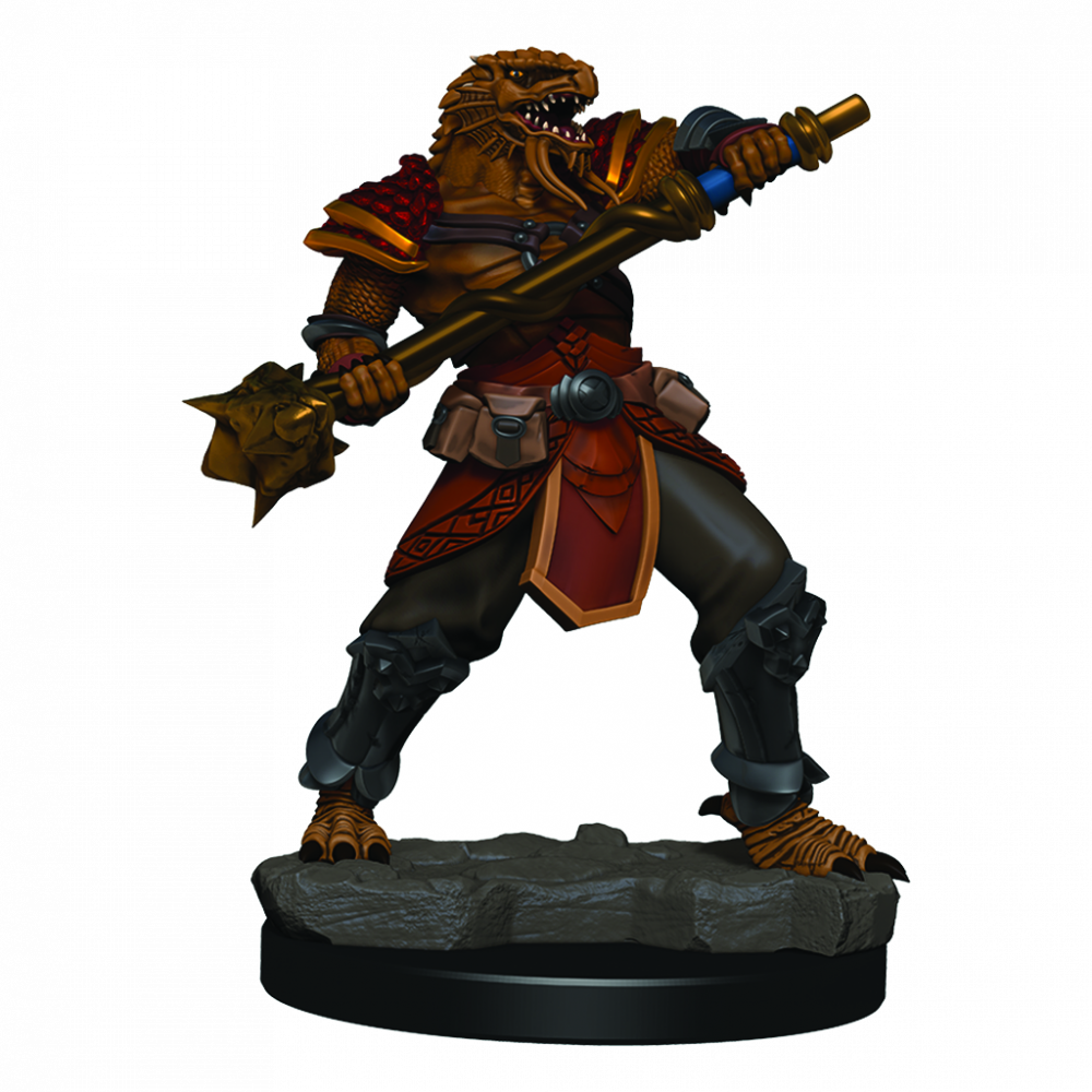 Dungeons & Dragons Premium Painted Figures Male Dragonborn Fighter - Good Games
