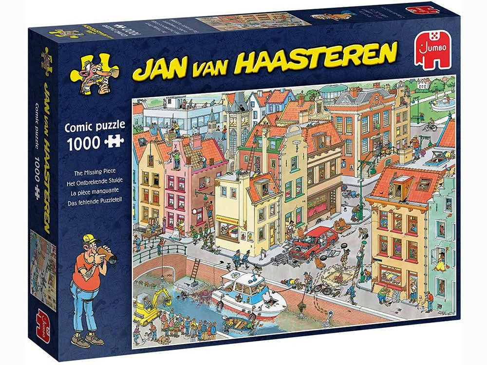 Jan Van Haasteren - The Missing Piece 1000 Piece Jigsaw - Good Games