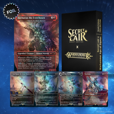 Magic: The Gathering - Secret Lair Drop - Secret Lair x Warhammer Age of Sigmar Traditional Foil Edition