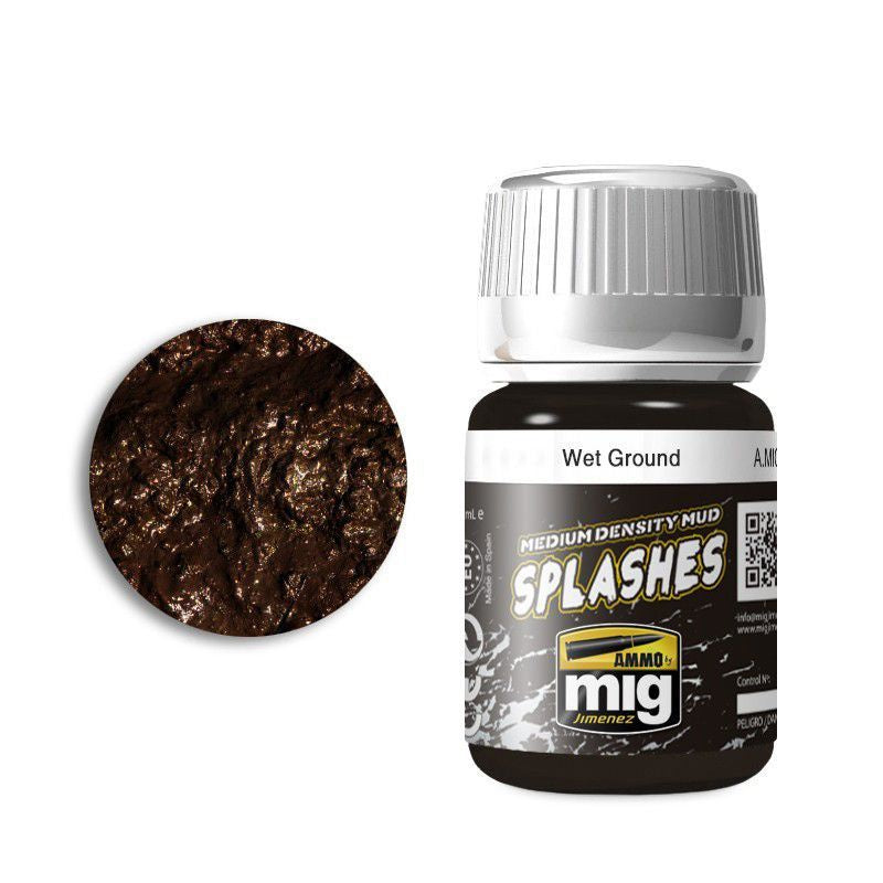 Ammo by MIG Enamel Textures Wet Ground 35ml - Good Games