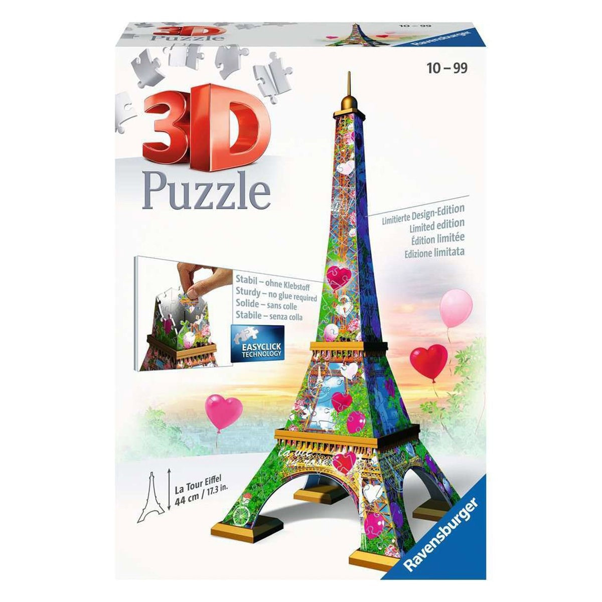 Ravensburger - La Tour Eiffle Love Edition - 216 Piece 3D Jigsaw - Good Games