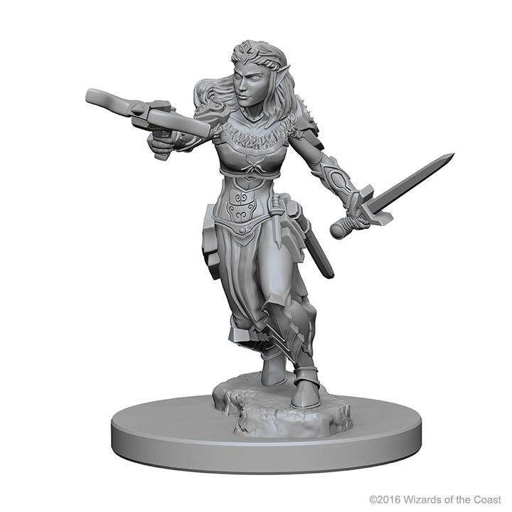 Dungeons & Dragons - Nolzurs Marvelous Unpainted Miniatures Elf Female Ranger - Good Games