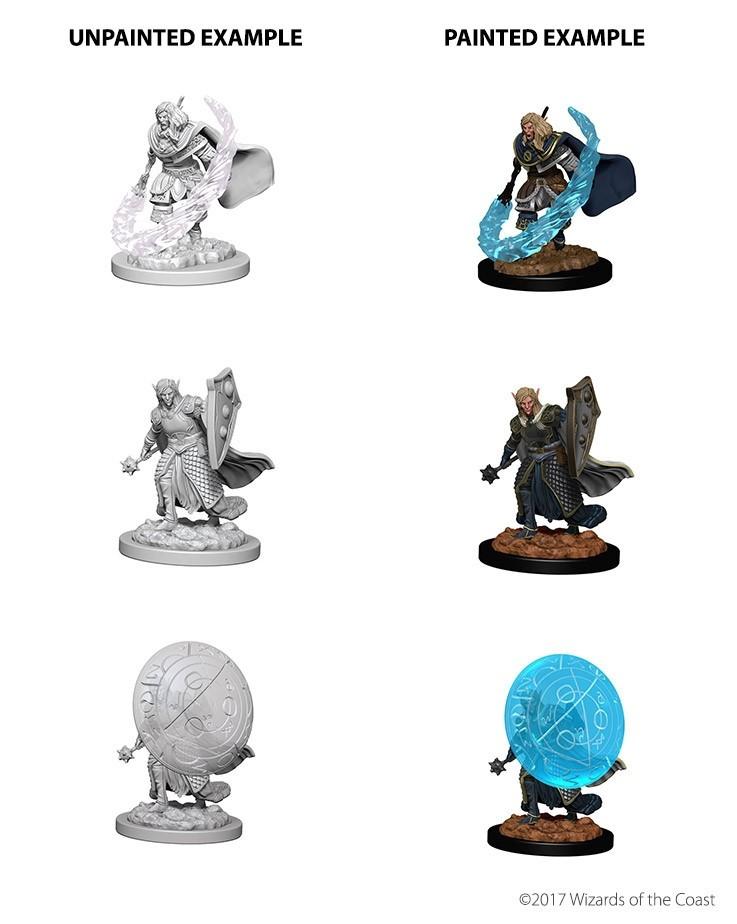 Dungeons & Dragons - Nolzurs Marvelous Unpainted Miniatures Elf Male Cleric - Good Games