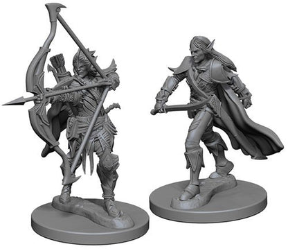 Pathfinder Deep Cuts Unpainted Miniatures Elf Male Fighter - Good Games