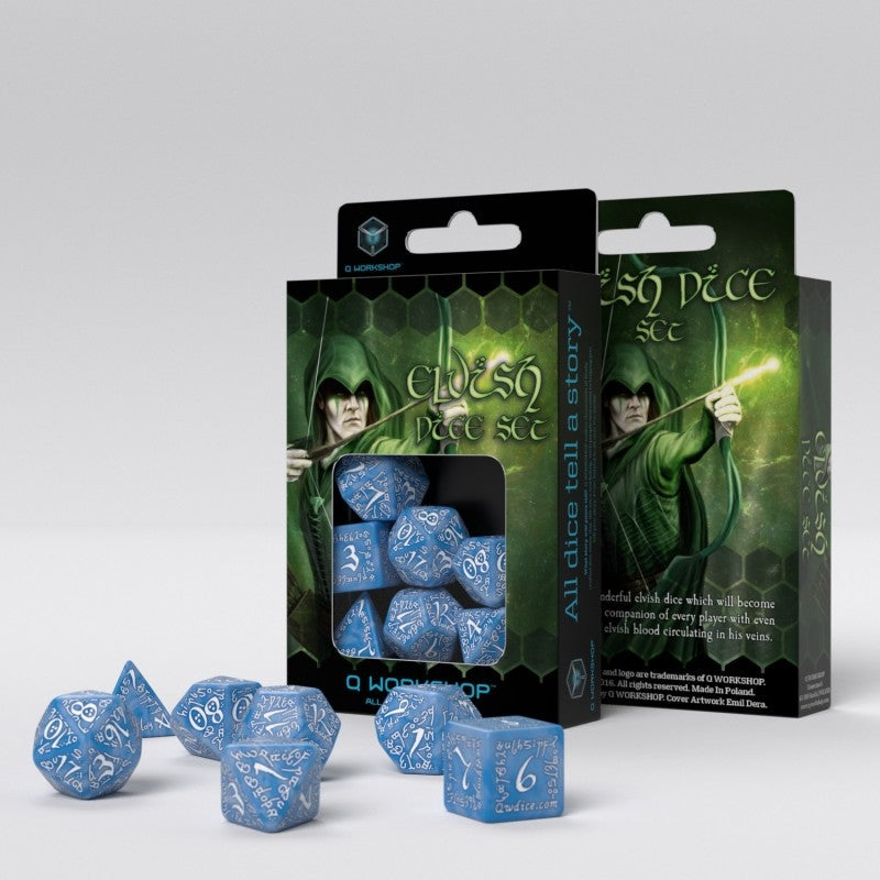 Q Workshop - Elvish Glacier &amp; White Dice Set 7