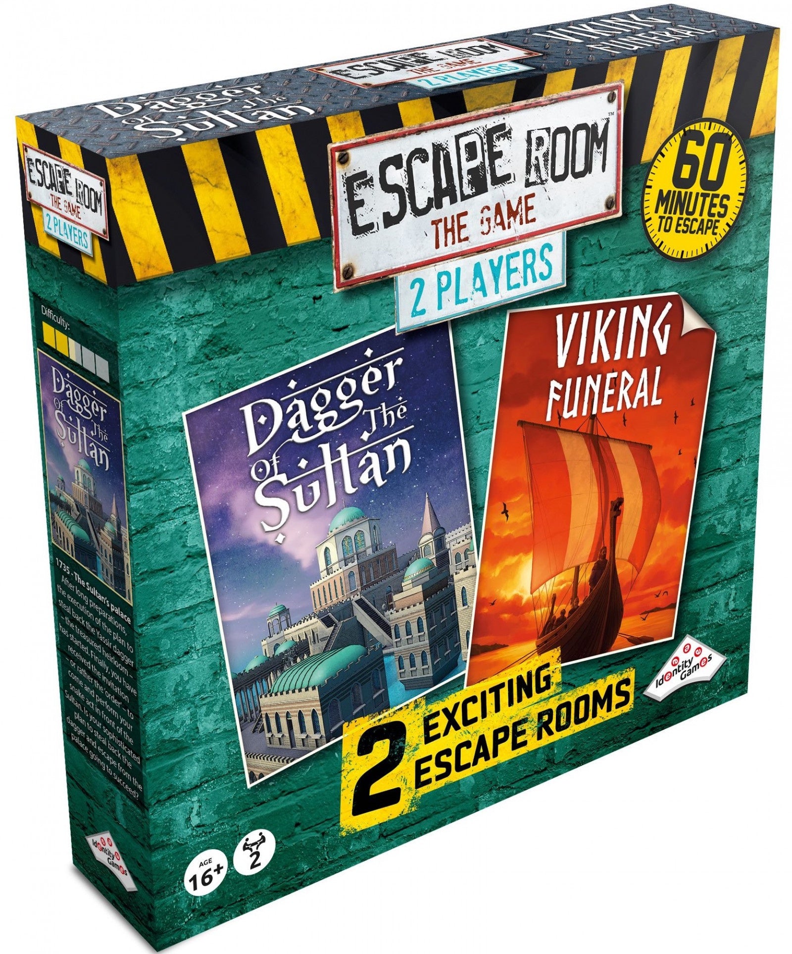 Escape Room The Game 2 Players Dagger Of The Sultan and Viking Funeral - Good Games