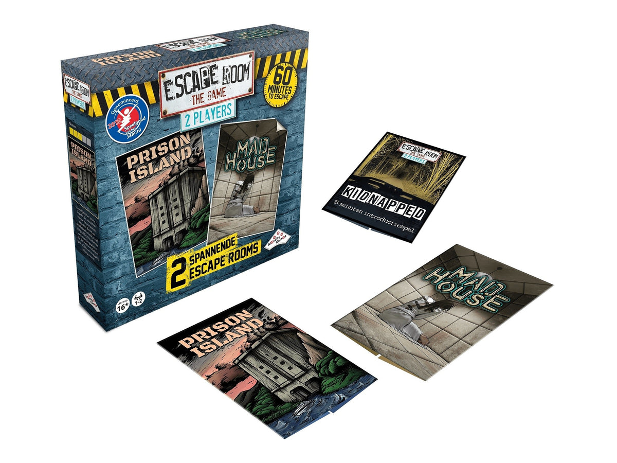 Escape Room The Game 2 Players - Prison Island And Asylum