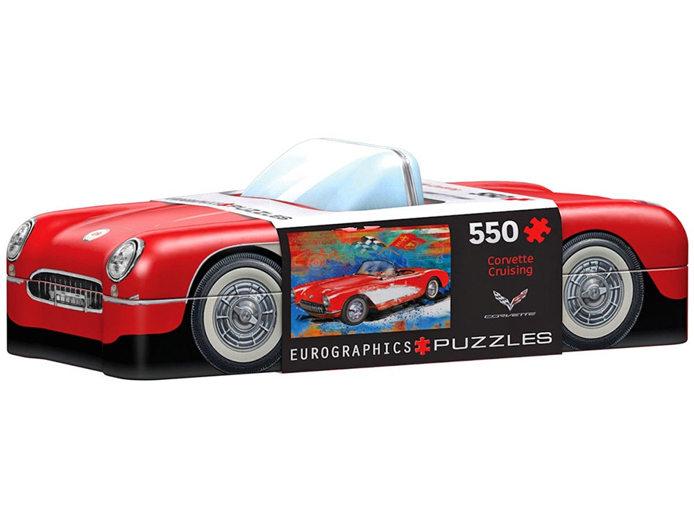 Eurographics - Corvette Cruising 550 Piece Jigsaw In Tin