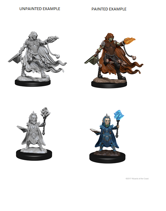 Pathfinder Deep Cuts Unpainted Miniatures Evil Wizard - Good Games