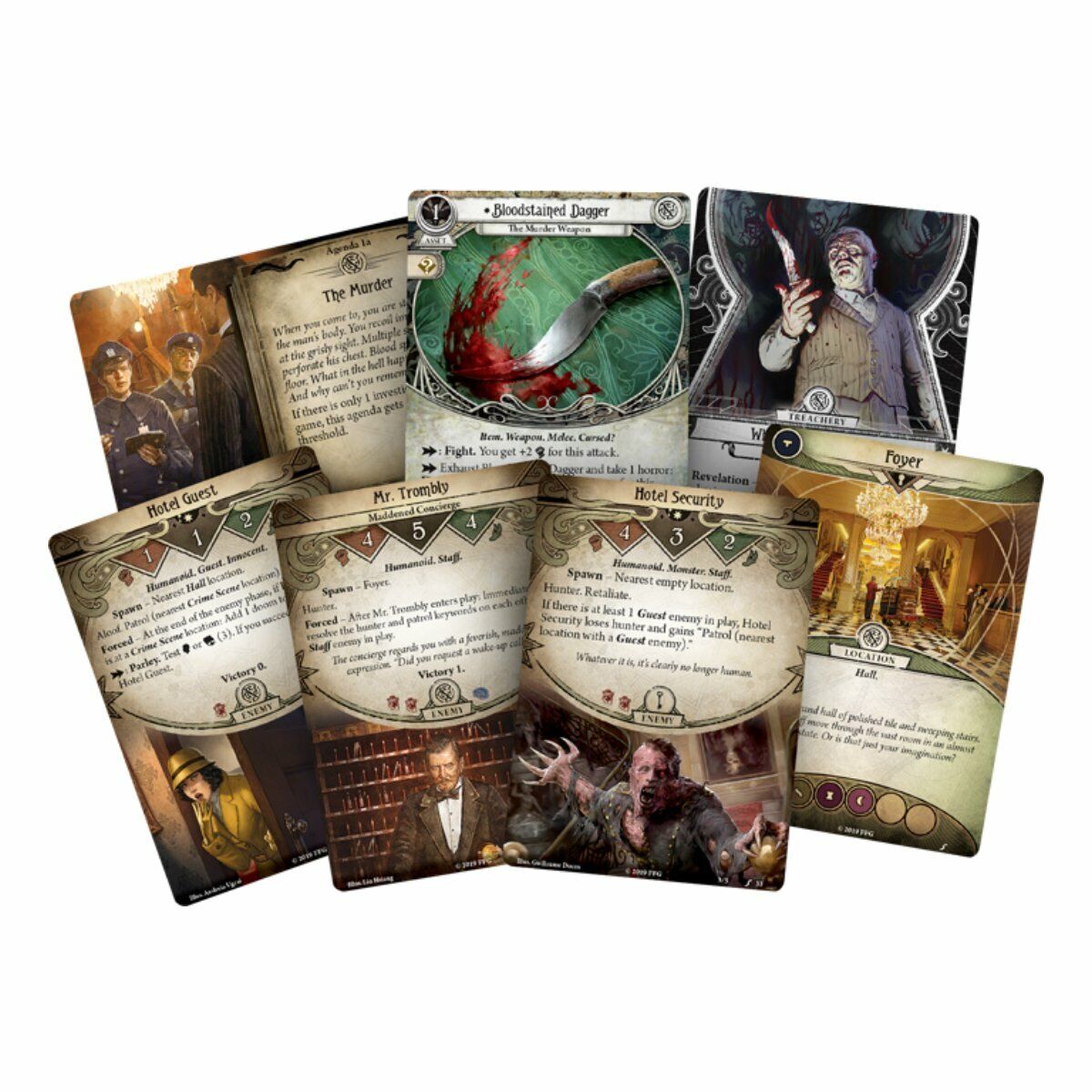 Arkham Horror - The Card Game - Murder At The Excelsior Hotel - Scenario Pack - Good Games