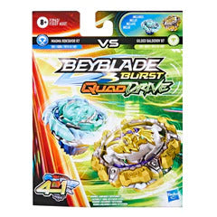 Beyblade Quad Drive Dual Pack Assortment (Magma Roktavor R7 v Gilded Balderov B7) - Good Games