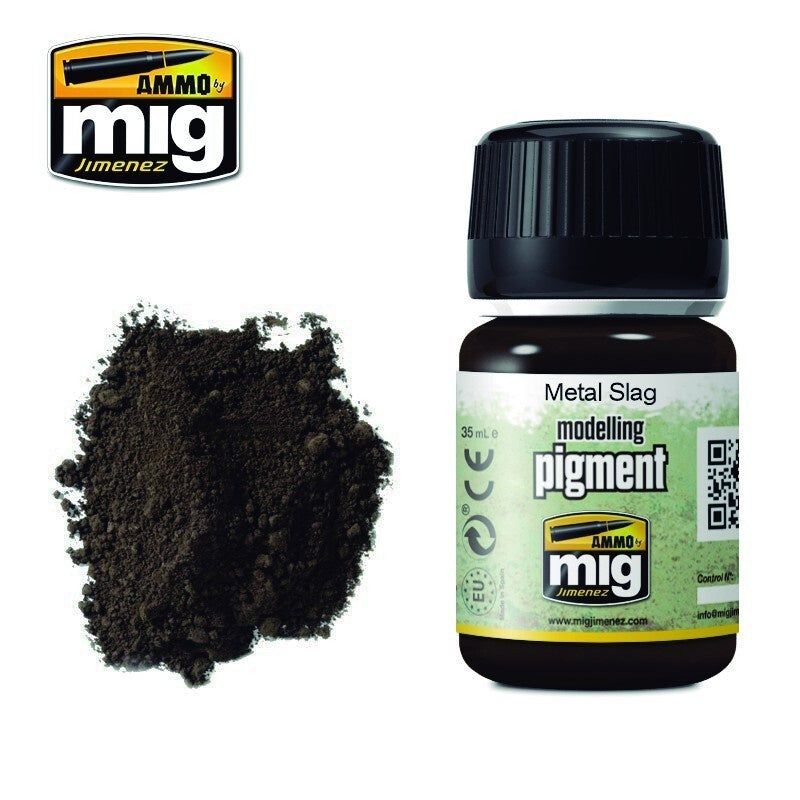 Ammo by MIG Pigments Metal Slag 35ml - Good Games