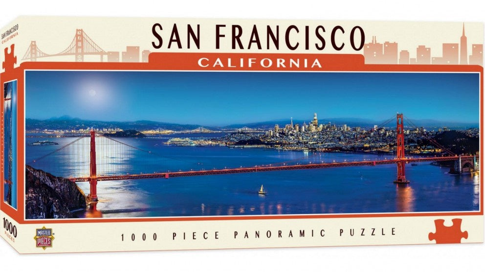 MasterPieces - City Panoramic San Francisco 1000 Piece Jigsaw - Good Games