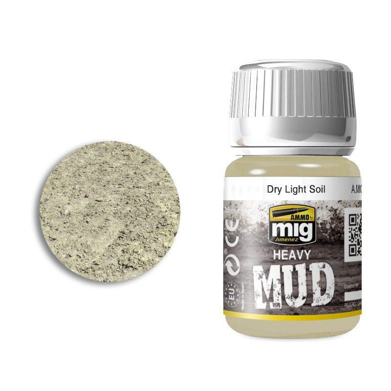 Ammo by MIG Enamel Textures Dry Light Soil 35ml - Good Games