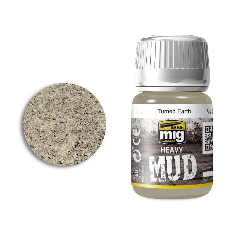 Ammo by MIG Enamel Textures Turned Earth 35ml - Good Games