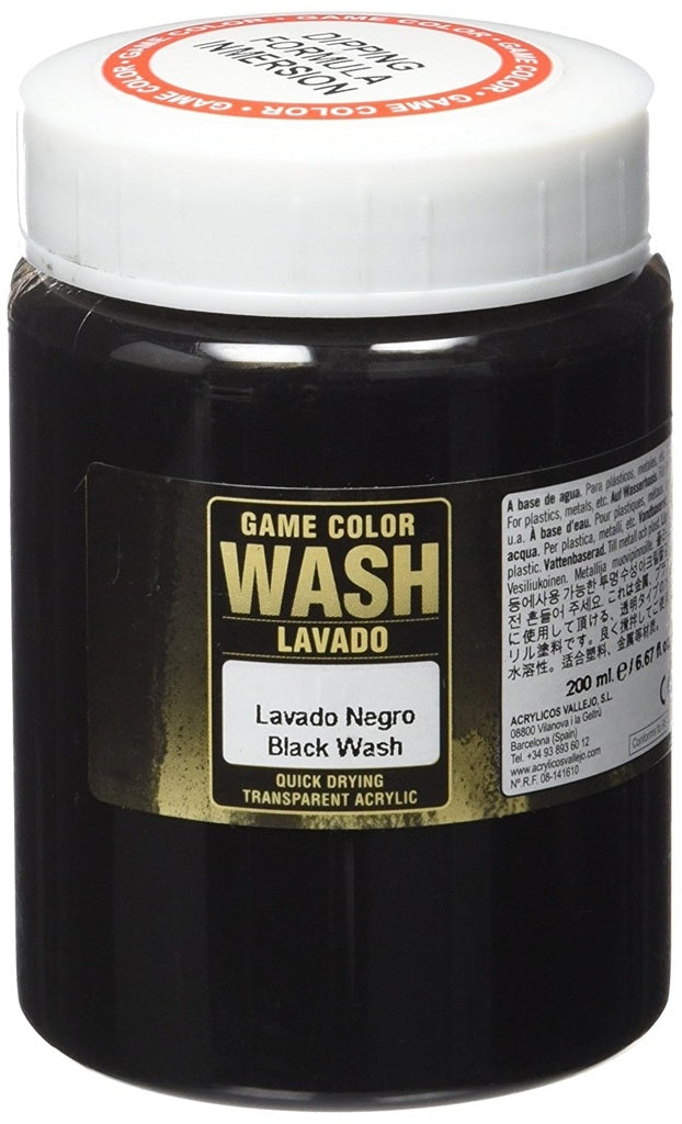 Vallejo Game Colour Black Wash - Good Games