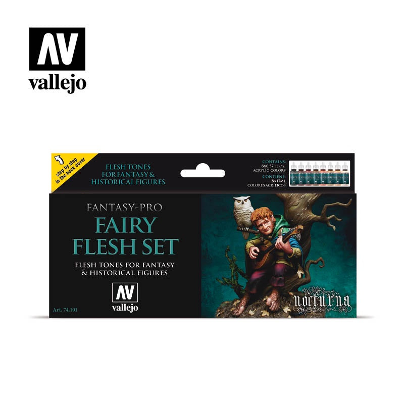 Vallejo Game Colour - Fairy Flesh 8 Colour Set - Good Games
