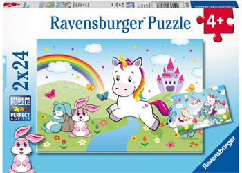 Ravensburger - Fairytale Unicorn Puzzle - 2x24 Piece Jigsaw - Good Games