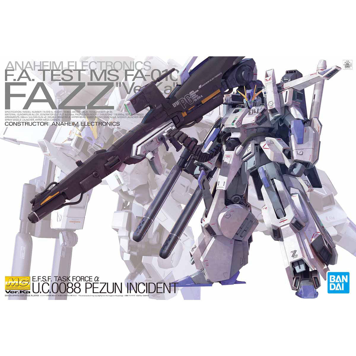 Bandai MG 1/100 Fazz Version KA - Good Games