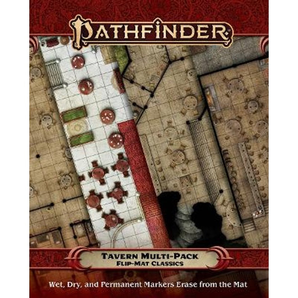 Pathfinder Accessories Flip Mat Classics: Tavern Multi-Pack - Good Games