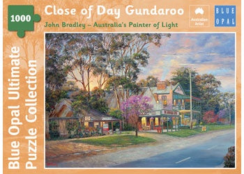 Blue Opal - John Bradley Close of Day Gundaroo 1000 Piece Jigsaw - Good Games