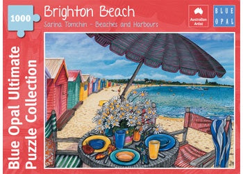 Blue Opal - Sarina Tomchin Brighton Beach 1000 Piece Jigsaw - Good Games