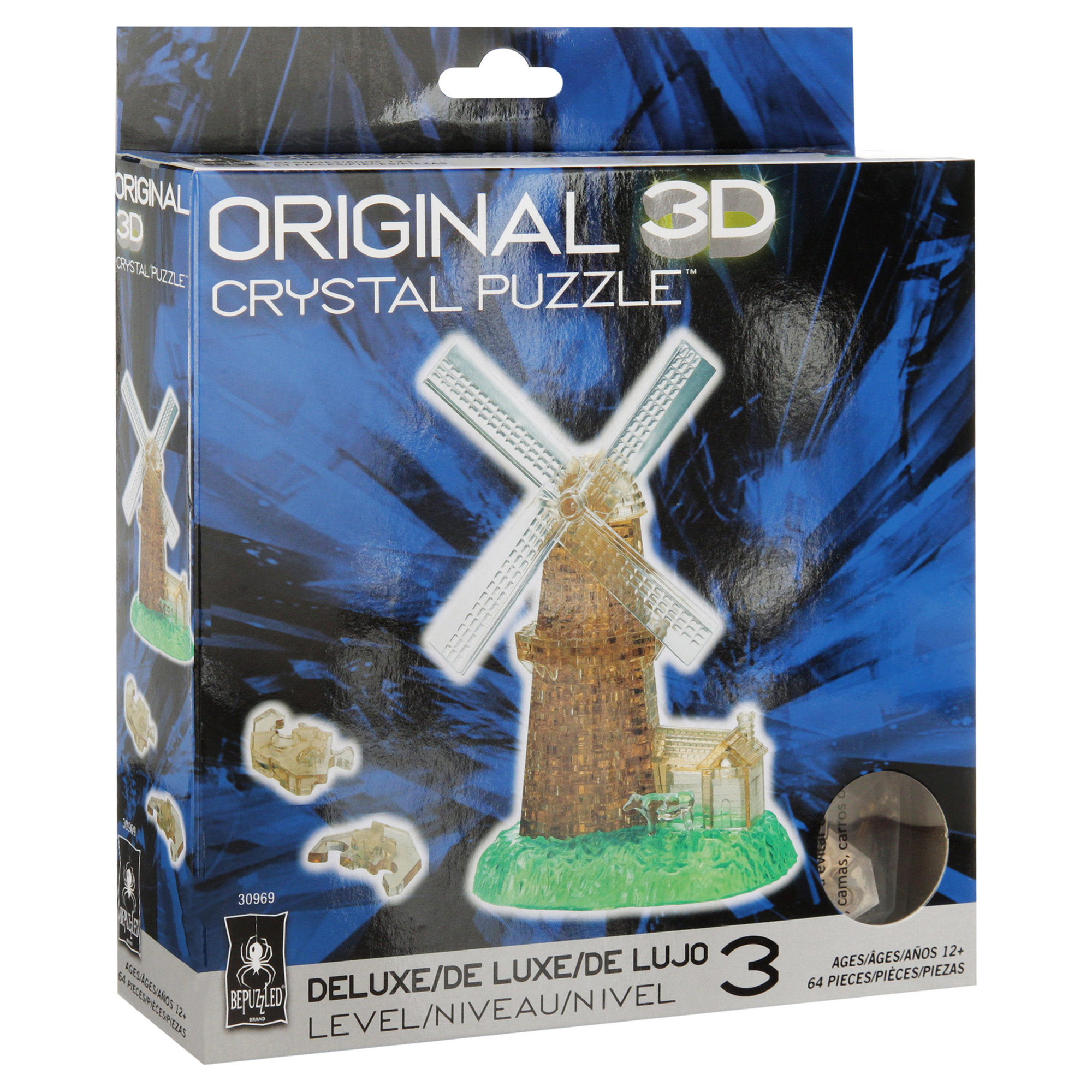 3D Crystal Puzzle | Large Windmill - Good Games