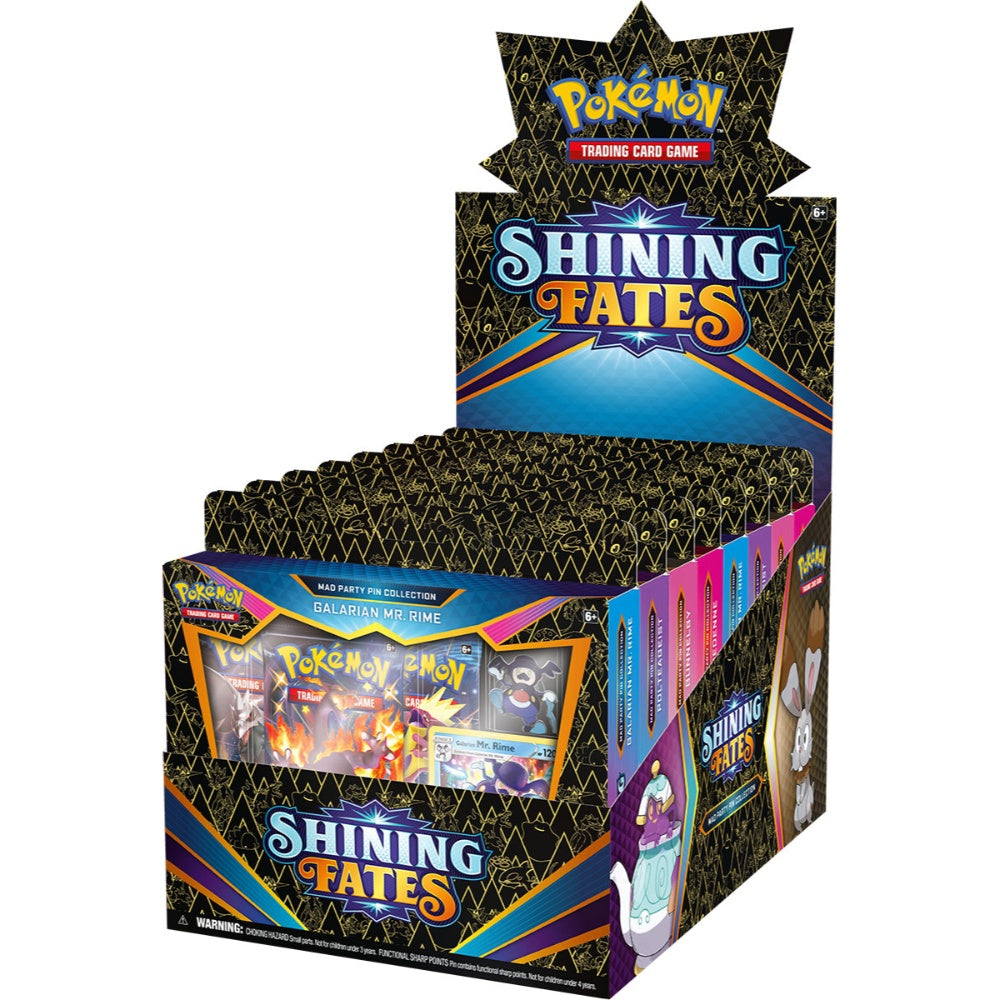 Pokemon TCG - Sword & Shield - Shining Fates Mad Party Pin Collection - Good Games