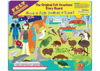 Felt Creations - Explore Australia / New Zealand - Good Games