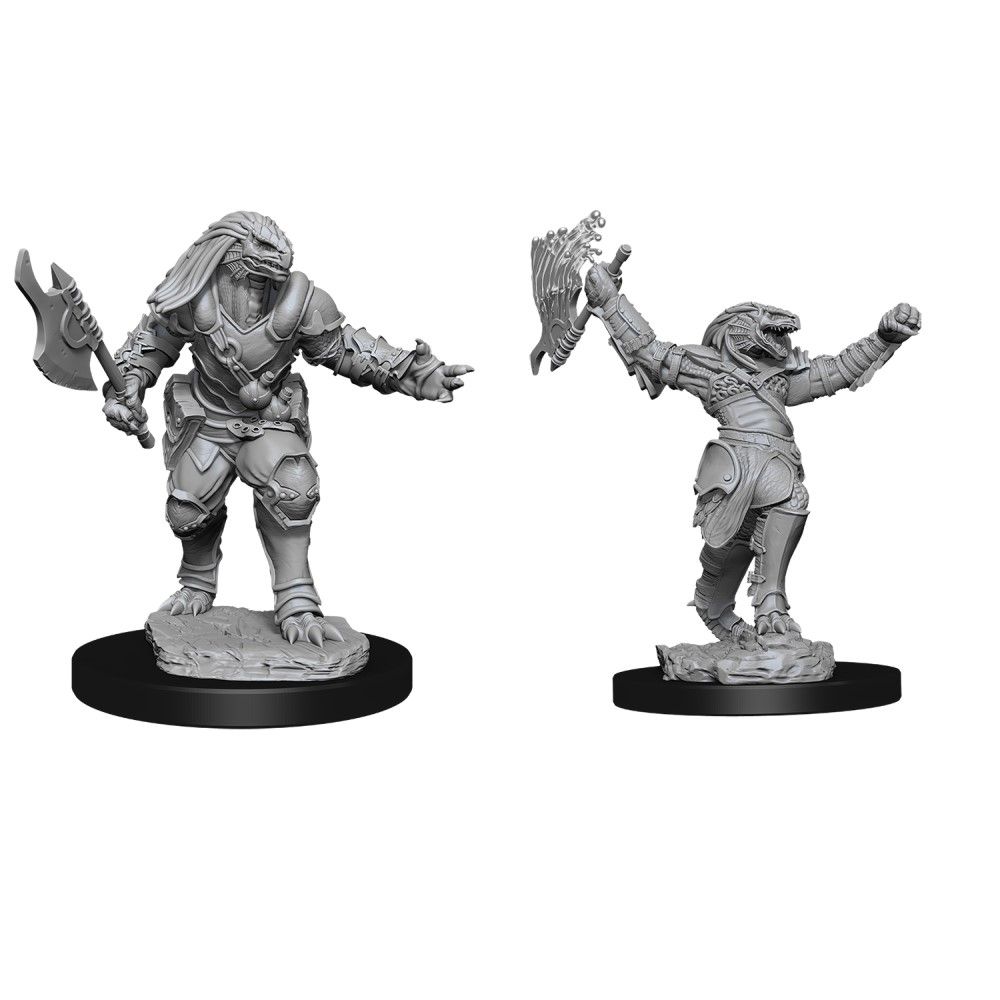 Dungeons & Dragons - Nolzurs Marvelous Unpainted Miniatures Female Dragonborn Fighter - Good Games