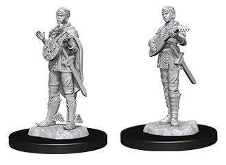 Dungeons & Dragons - Nolzurs Marvelous Unpainted Miniatures Female Half Elf Bard - Good Games