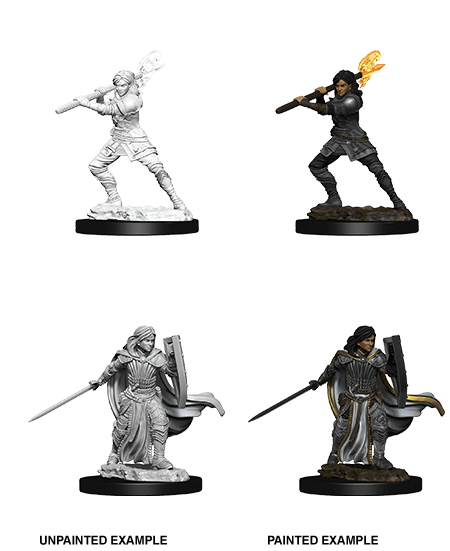 Dungeons & Dragons - Nolzurs Marvelous Unpainted Miniatures Female Human Paladin - Good Games