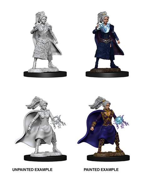 Dungeons & Dragons - Nolzurs Marvelous Unpainted Miniatures Female Human Sorcerer - Good Games