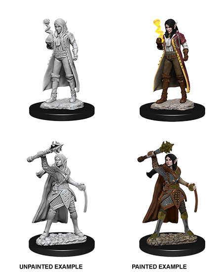 Dungeons & Dragons - Nolzurs Marvelous Unpainted Miniatures Female Elf Cleric - Good Games